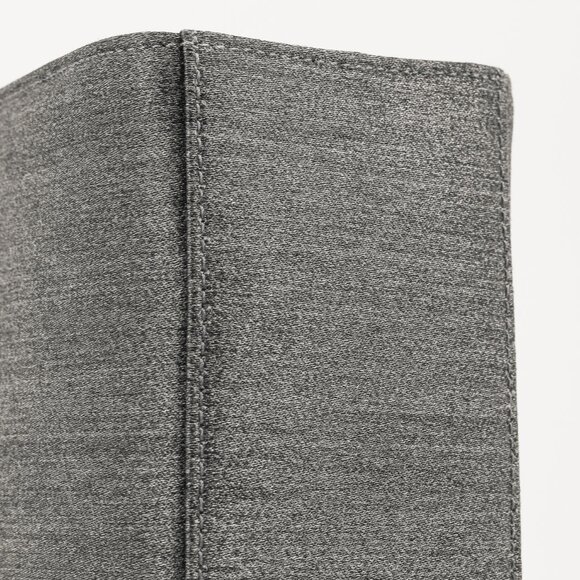 Salvatore Ferragamo Grey Flannel Gancini-Clasp Evening Bag - Picture 7 of 12